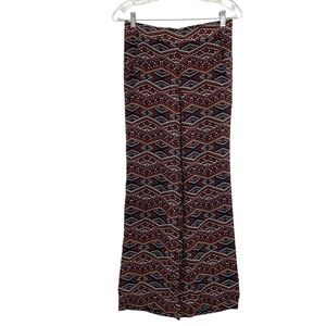 I.N. San Francisco Tribal Print Y2K Pull On Casual Pants